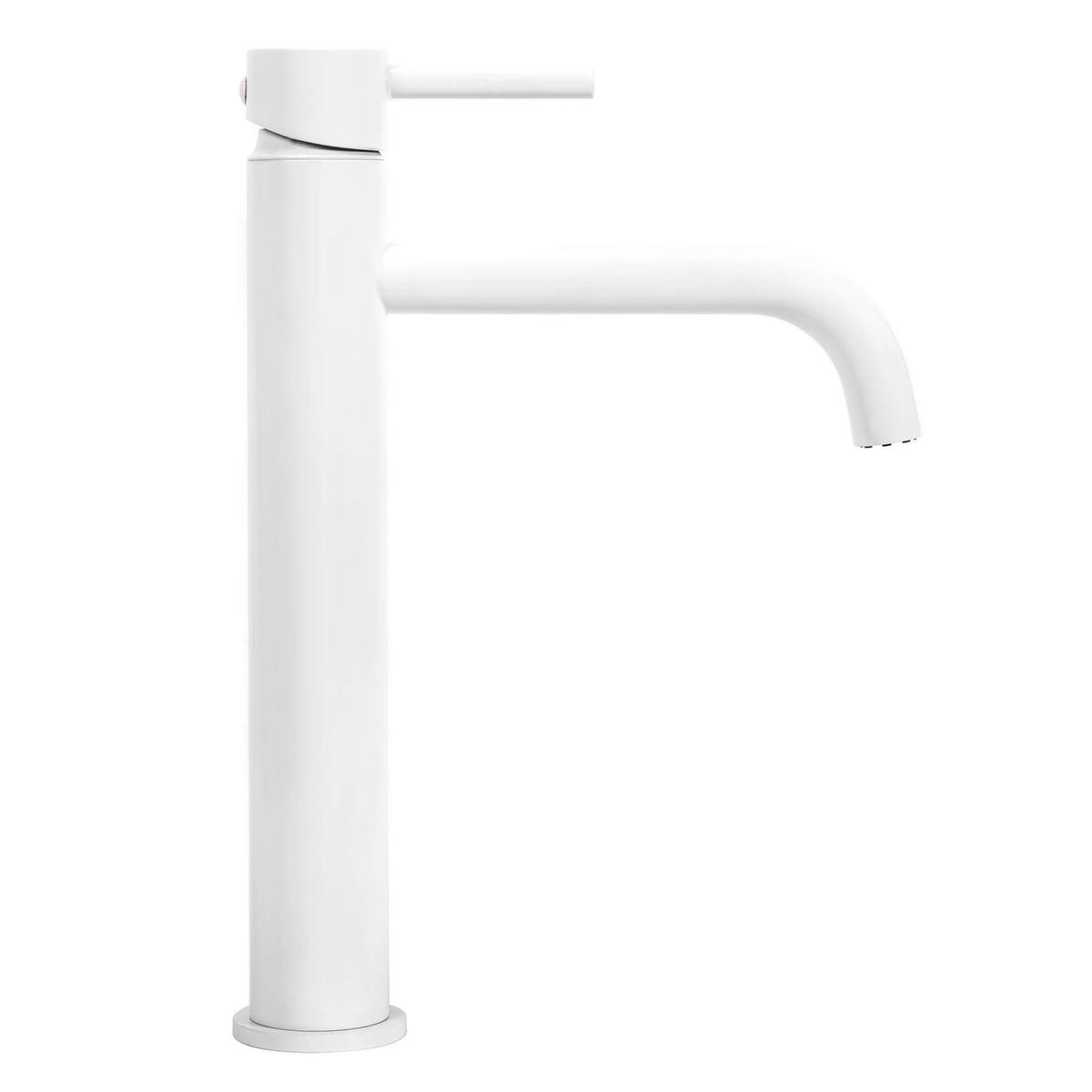 WASCHBECKENARMATUR Rea Lungo White High - Weiß, Metall (5/28/18cm) - REA
