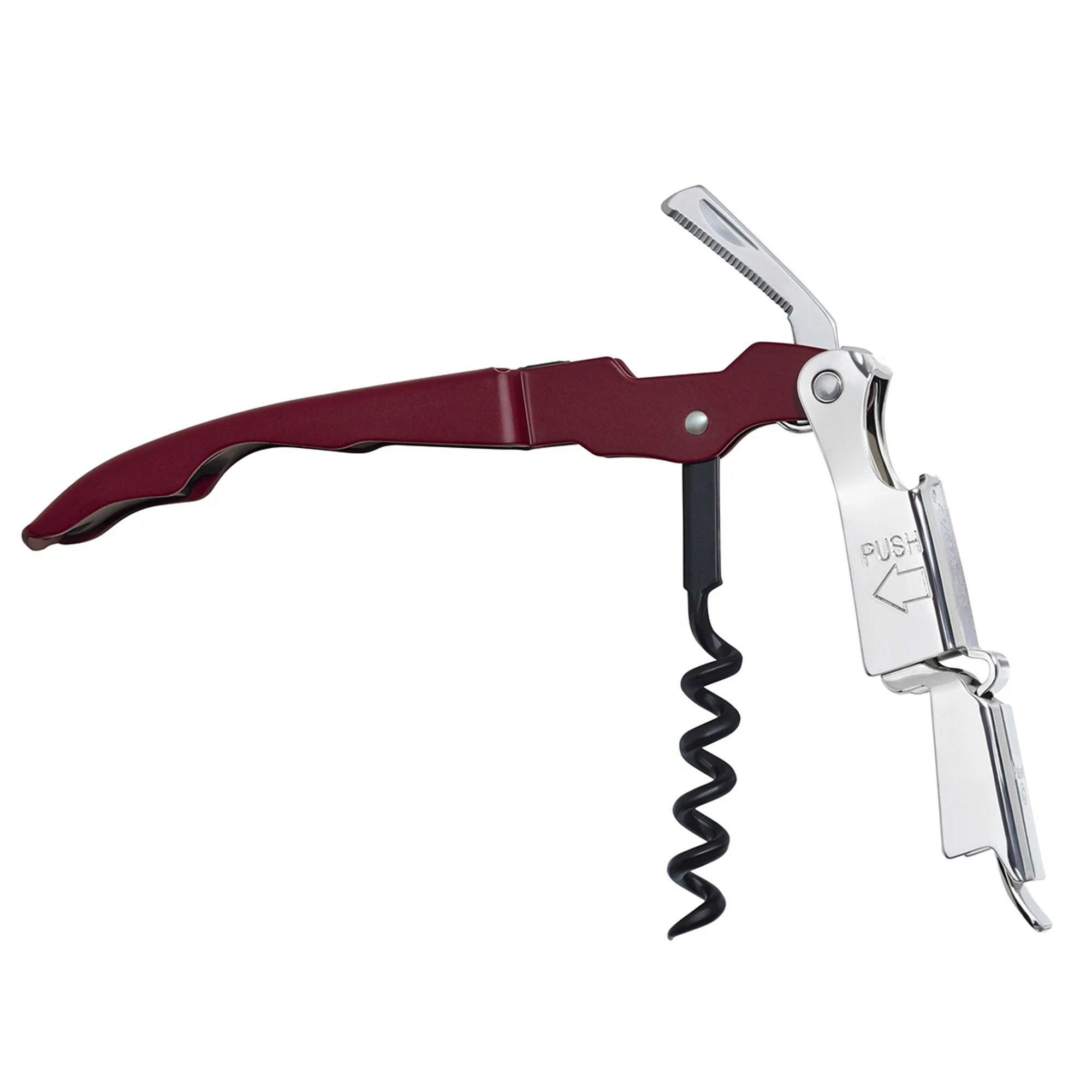 KORKENZIEHER Rapido, Bordeaux, professionell - Bordeaux, Kunststoff (2.3cm) - ich-zapfe
