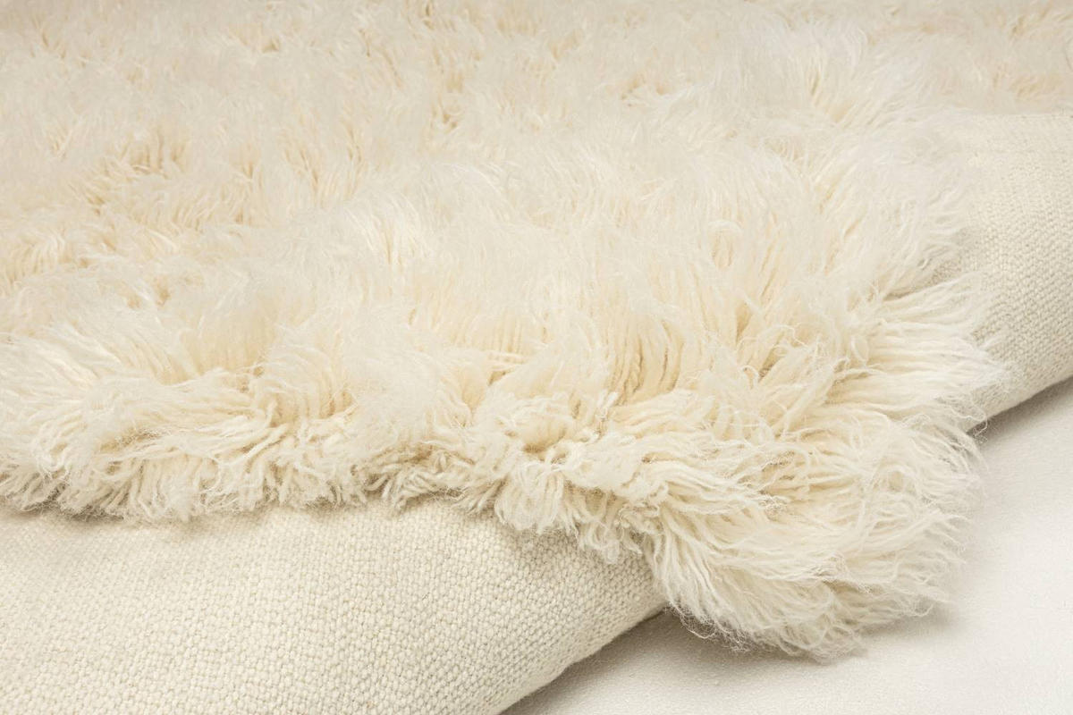 TEPPICH Luxus Flokati 2500 150x150 cm - Champagner, Textil (150/150cm) - Rug and Roll