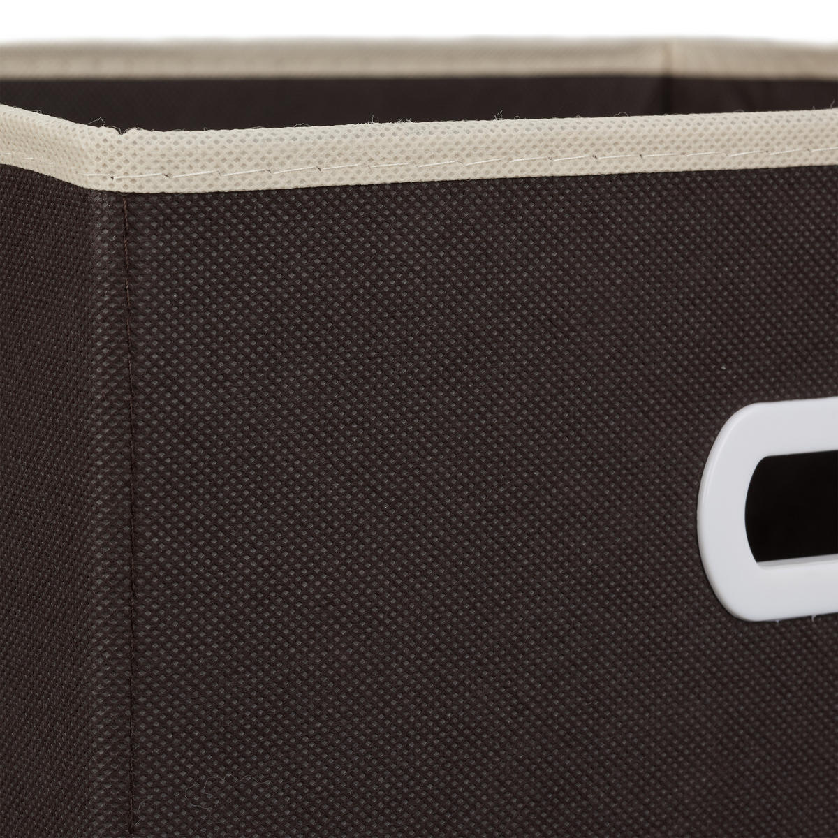 2XFALTBOX - Dunkelbraun, Wellpappe/Kunststoff (30/30/30cm) - Relaxdays