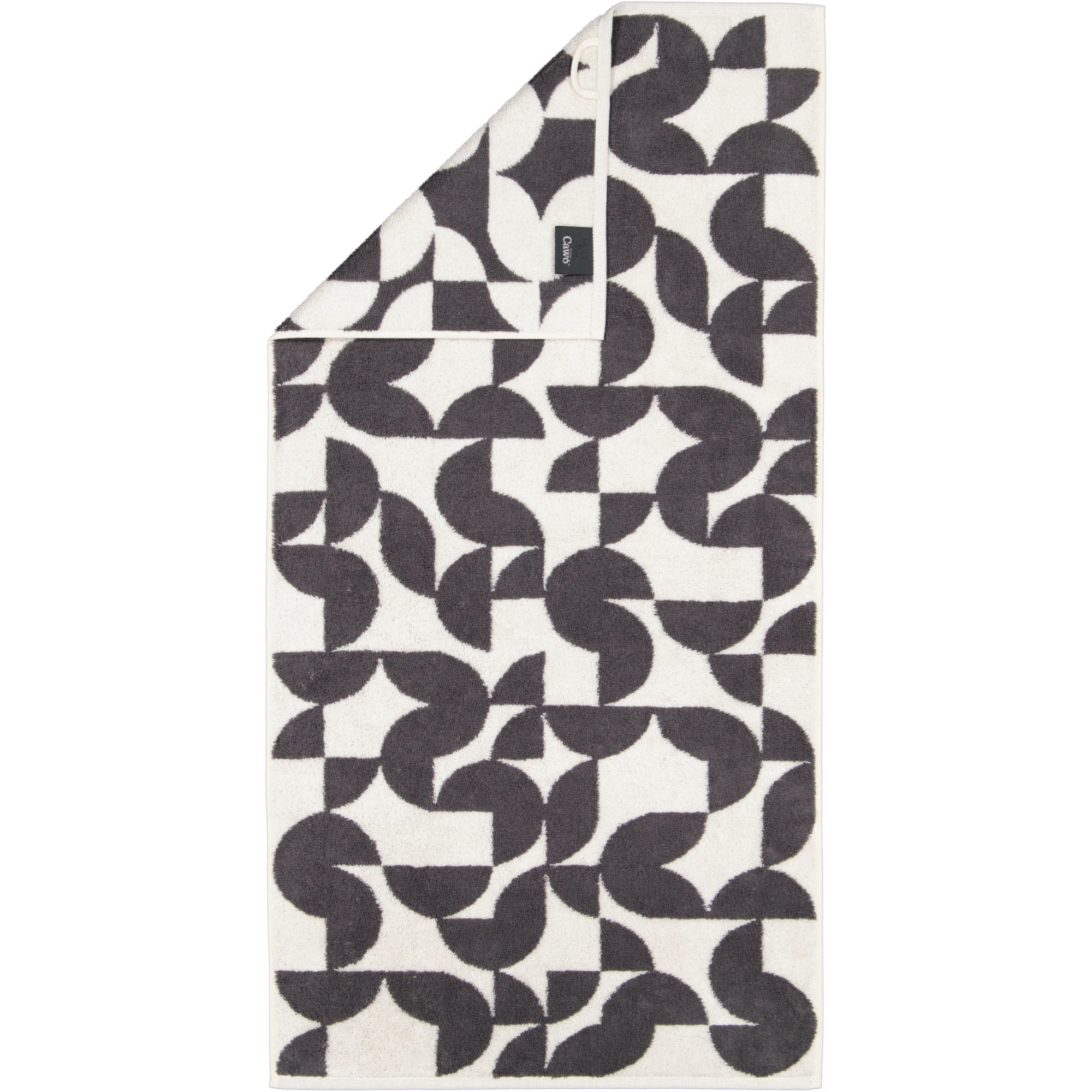 HANDTÜCHER STUDIO GRAFIK 6251 ANTHRAZIT - 37 - Grau, Textil (50/100cm) - Cawoe