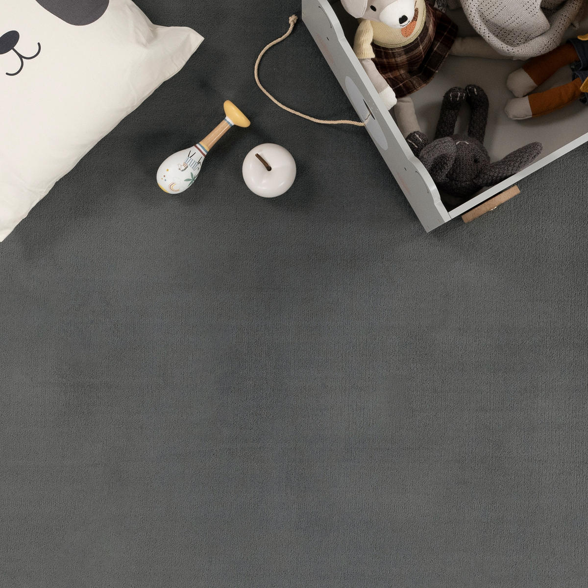 KINDERTEPPICH 160/160 cm Tatami 475 - Anthrazit, Textil (160/160cm) - Paco Home