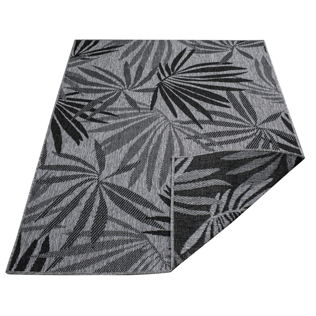OUTDOOR-TEPPICH DuoRug 5771 Anthrazit 120x170 cm - Anthrazit, Textil (120/170cm) - carpet city