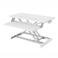 SCHREIBTISCHAUFSATZ Busan Weiß - Weiß, Metall (65/77/49cm) - SVITA