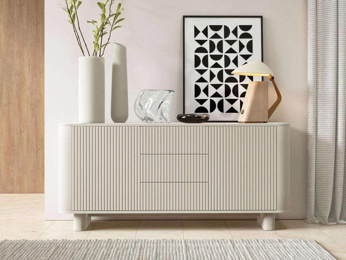 KOMMODE Kaschmir AKARI - Kaschmir, Holzwerkstoff (150/70/40cm) - Compleo24