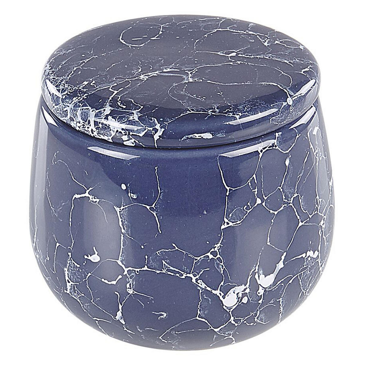 BADEZIMMER Set 6-teilig Keramik blau Antuco - Blau, Keramik (15/34/12cm) - Beliani