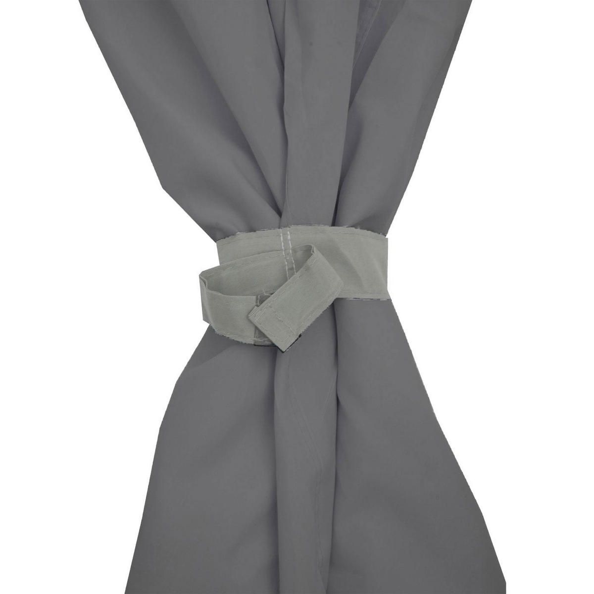 SEITENWAND 4er-Set für Pergola Cadiz 4x3m 210x330cm Grau - Grau, Textil (330/210/1cm) - BERLINLODGE