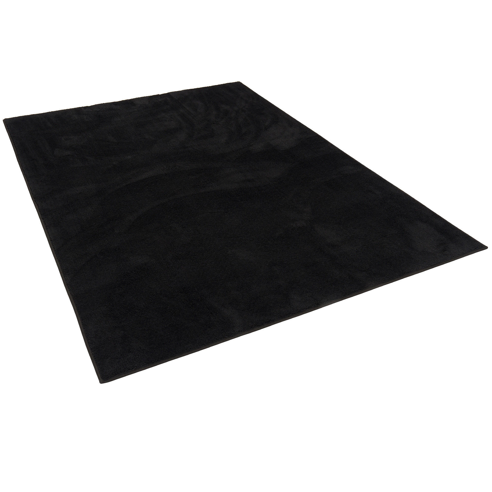 Thumbnail - Snapstyle Luxus, Schwarz, Textil, 100x400 cm, Teppiche & Böden, Teppiche, Hochflorteppiche & Shaggys