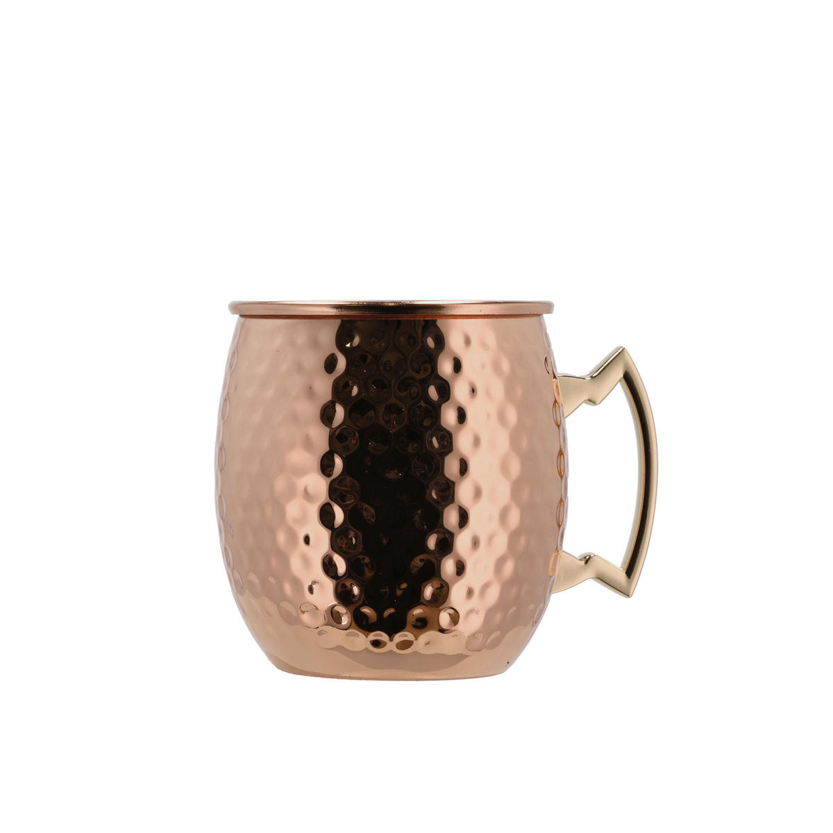 KRUG Moscow Mule 2er Set, Kupfer, 550 ml - Transparent, Glas (0.55L) - Lyngby Glas
