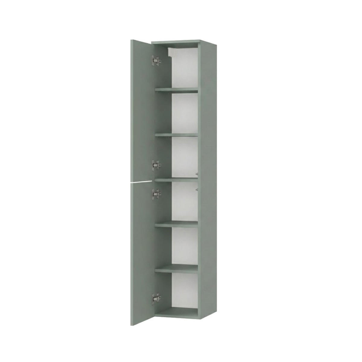 HOCHCHRANK Color 2D 160 Aloe - Dunkelgrün, Holzwerkstoff (30/160/30cm) - mzm24