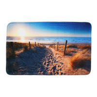 BADTEPPICH Düne 50 x 80 cm - Braun, Textil (50/80cm) - Sanilo