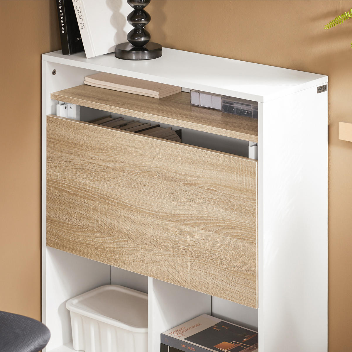 KLAPPTISCH Weiß - Weiß, Holz/Holzwerkstoff (54/70/85cm) - SoBuy