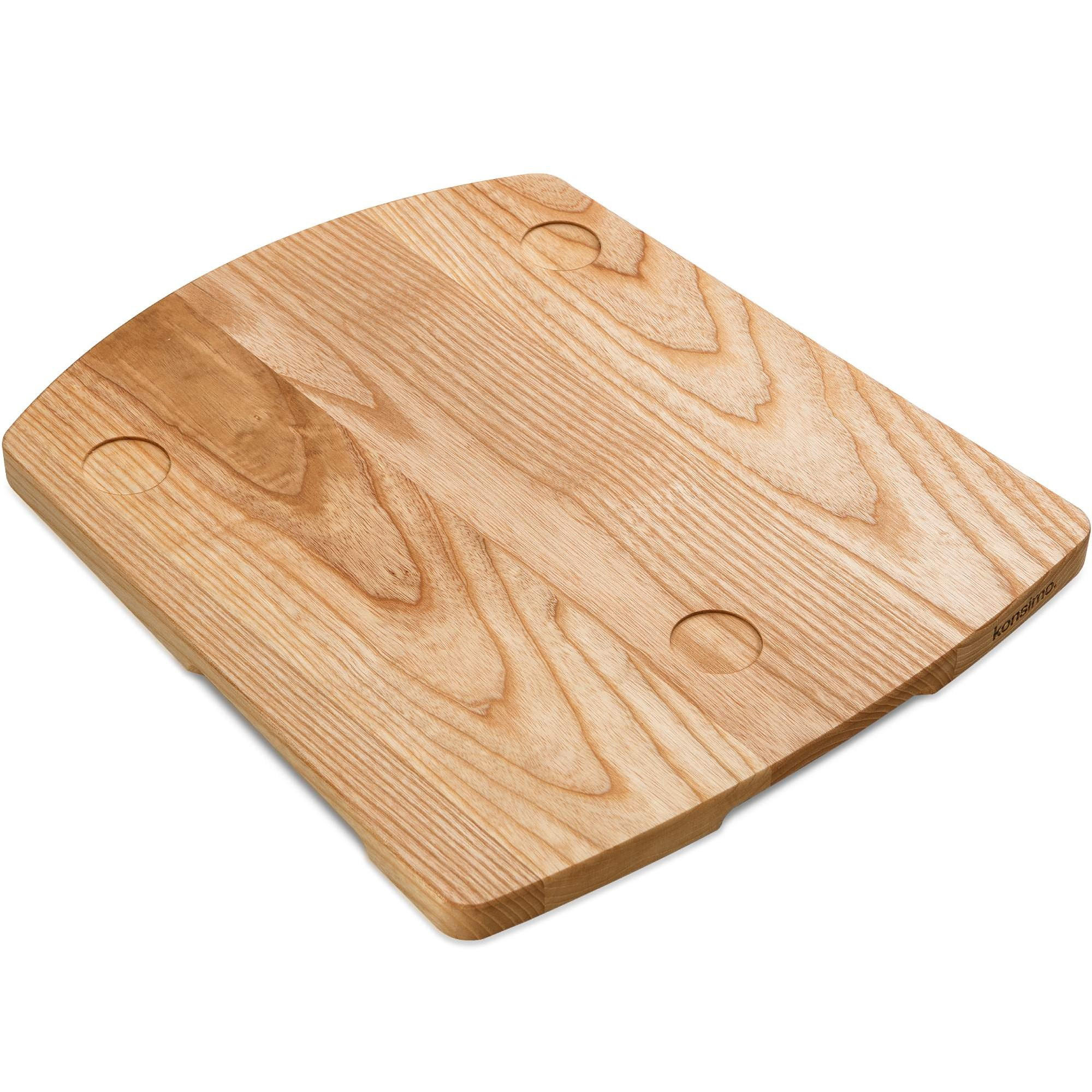 TOPFUNTERSETZER Gleitbrett COQUERE für Thermomix TM5 und TM10 - Eichefarben, Holz (32/35cm) - KONSIMO®