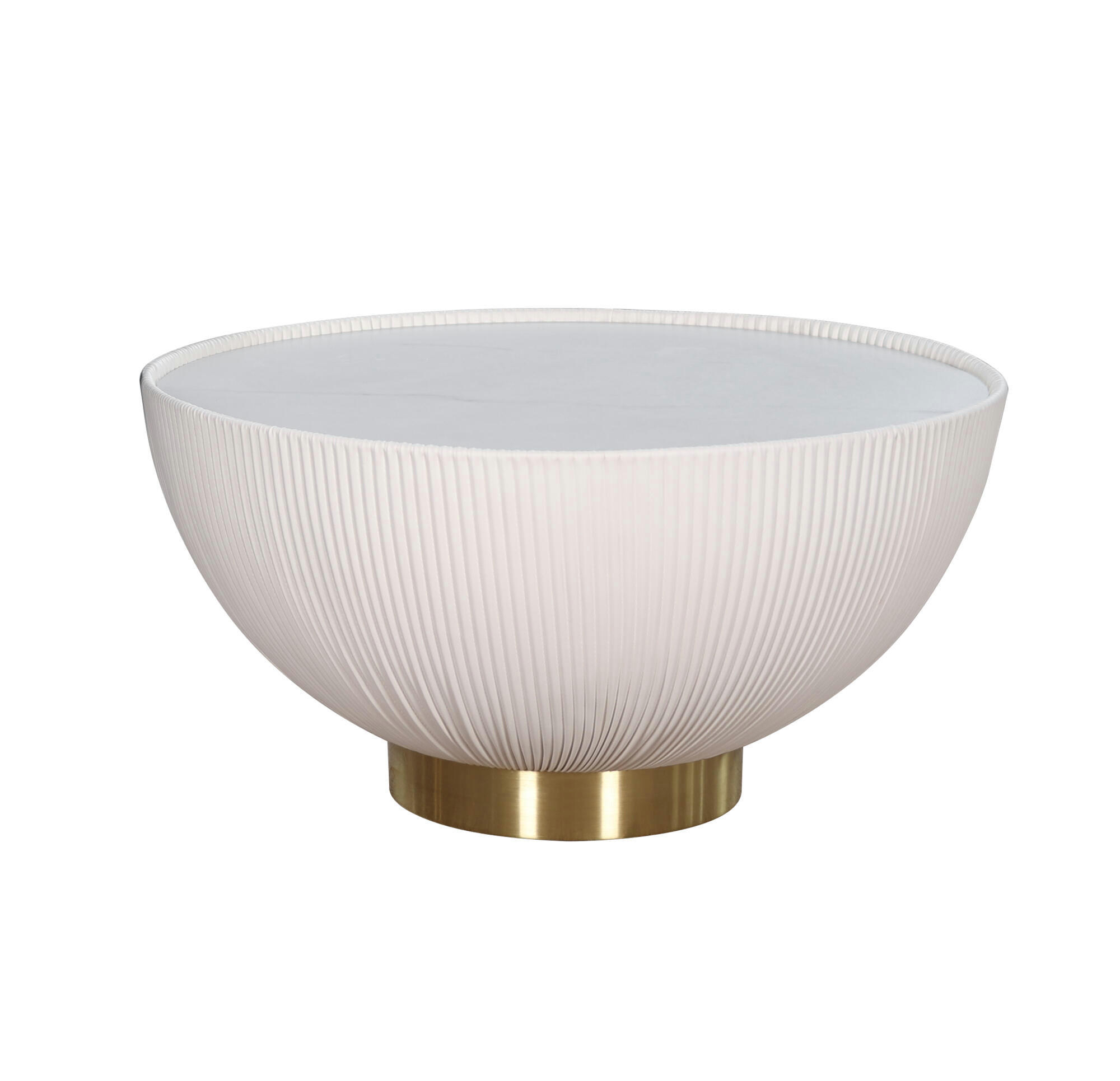 COUCHTISCH MODIG Weiß 70x70x36 cm - Weiß, Stein (70/70/36cm) - FURNLUX