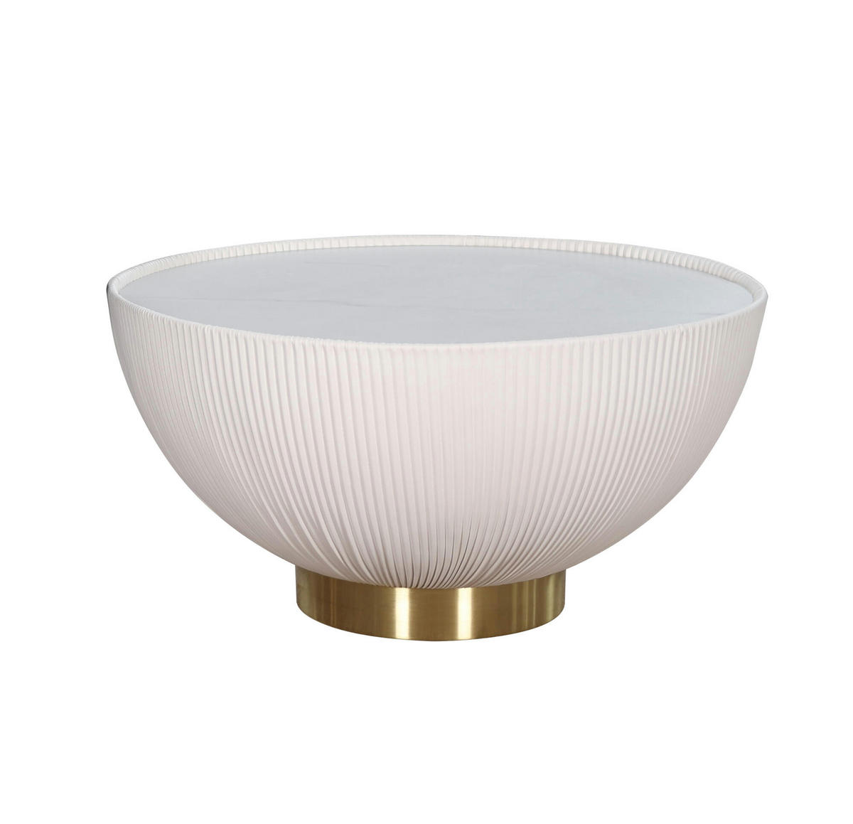 COUCHTISCH MODIG Weiß 70x70x36 cm - Weiß, Stein (70/70/36cm) - FURNLUX