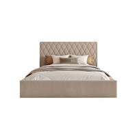 POLSTERBETT Cupo 200x200 cm, Beige - Beige, Textil (200/200cm) - Fedve