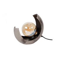 TISCHLAMPE LUAR Silber Metall - Silberfarben, Metall (13/27/25cm) - KAWOLA
