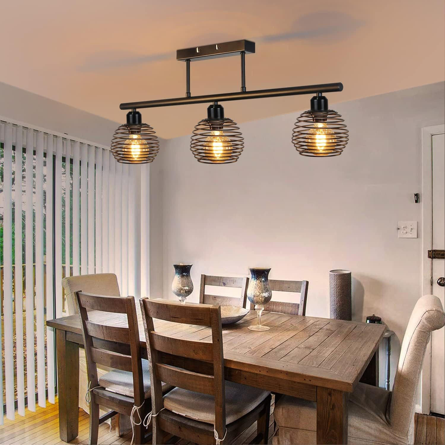 Thumbnail - Nettlife Deckenleuchte, Schwarz, Metall, 15x30x68 cm, Lampen & Leuchten, LED Beleuchtung, LED-Deckenleuchten