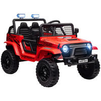 KINDER-ELEKTROAUTO DE-06187 mit sanfter Federung und Fernbedienung Rot - Rot, Kunststoff/Metall (109/67/68.5cm) - ComfortXL