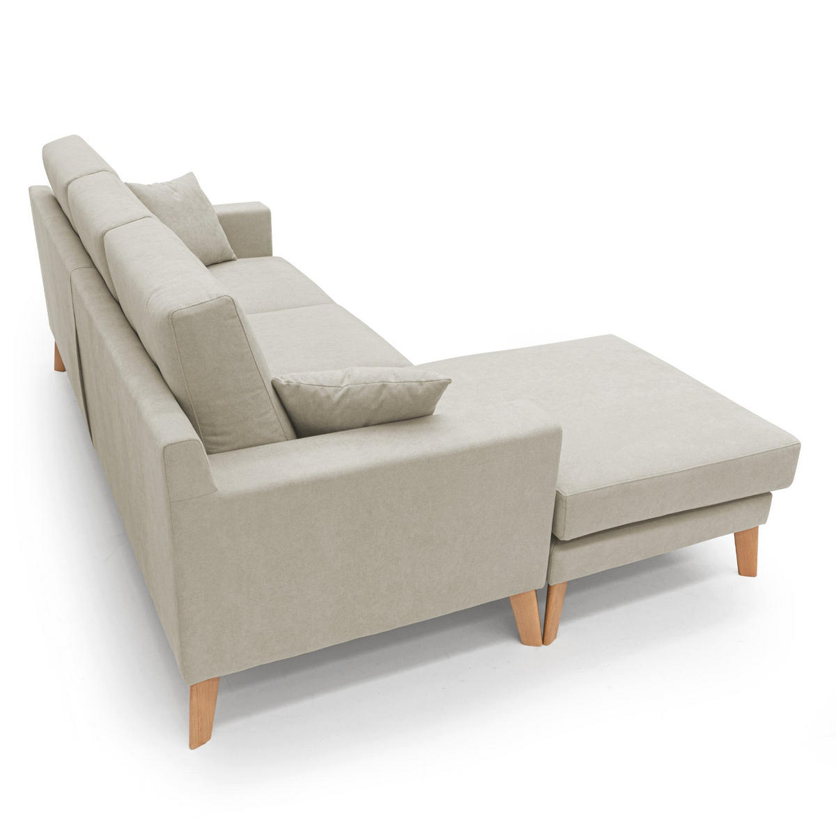 ECKSOFA Danish - Creme, Textil (237/91cm) - Divani.store