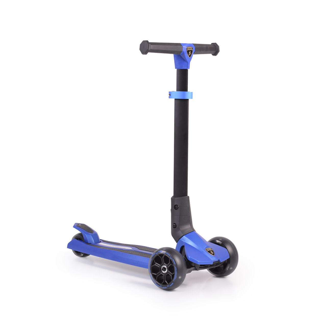 KINDERROLLER Lamborghini blau klappbar PU-Räder ABEC-7 LED-Räder Bremse - Blau, Metall (59/30/82cm)