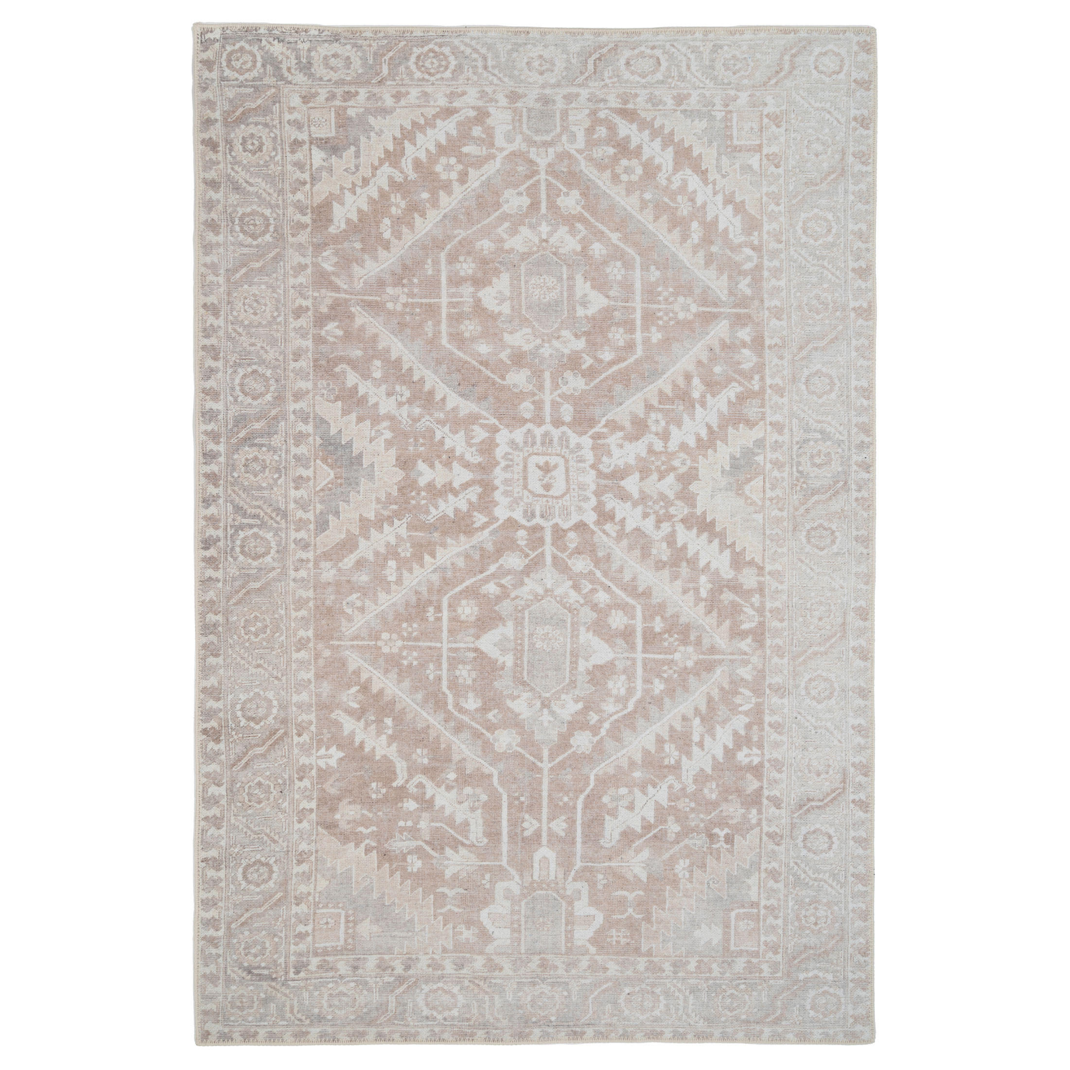 FLACHWEBETEPPICH Tolka - Beige, Textil (200/290cm) - Kukoon Rugs