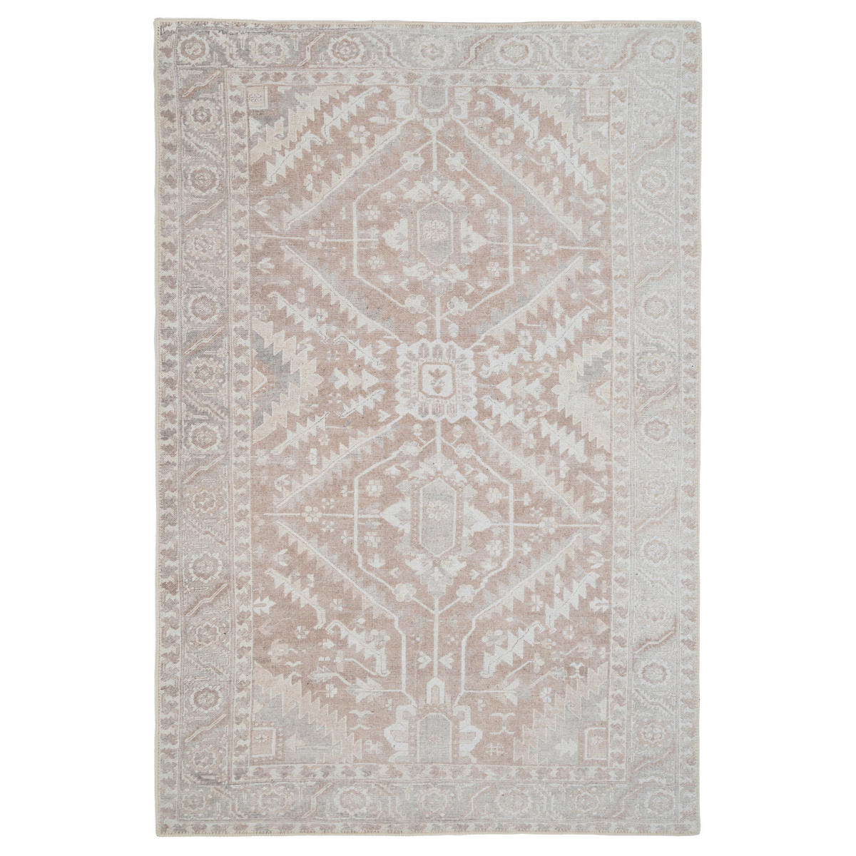 FLACHWEBETEPPICH Tolka - Beige, Textil (60/240cm) - Kukoon Rugs