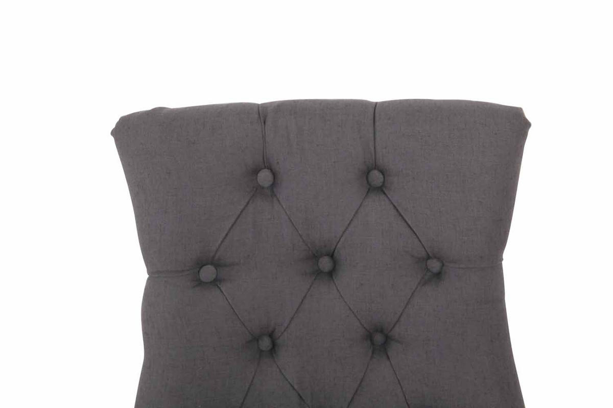 ESSZIMMERSTUHL Aboli Stoff, antik-hell Dunkelgrau - Hellbraun/Dunkelgrau, Holz/Textil (55/92/58cm) - TPFLiving