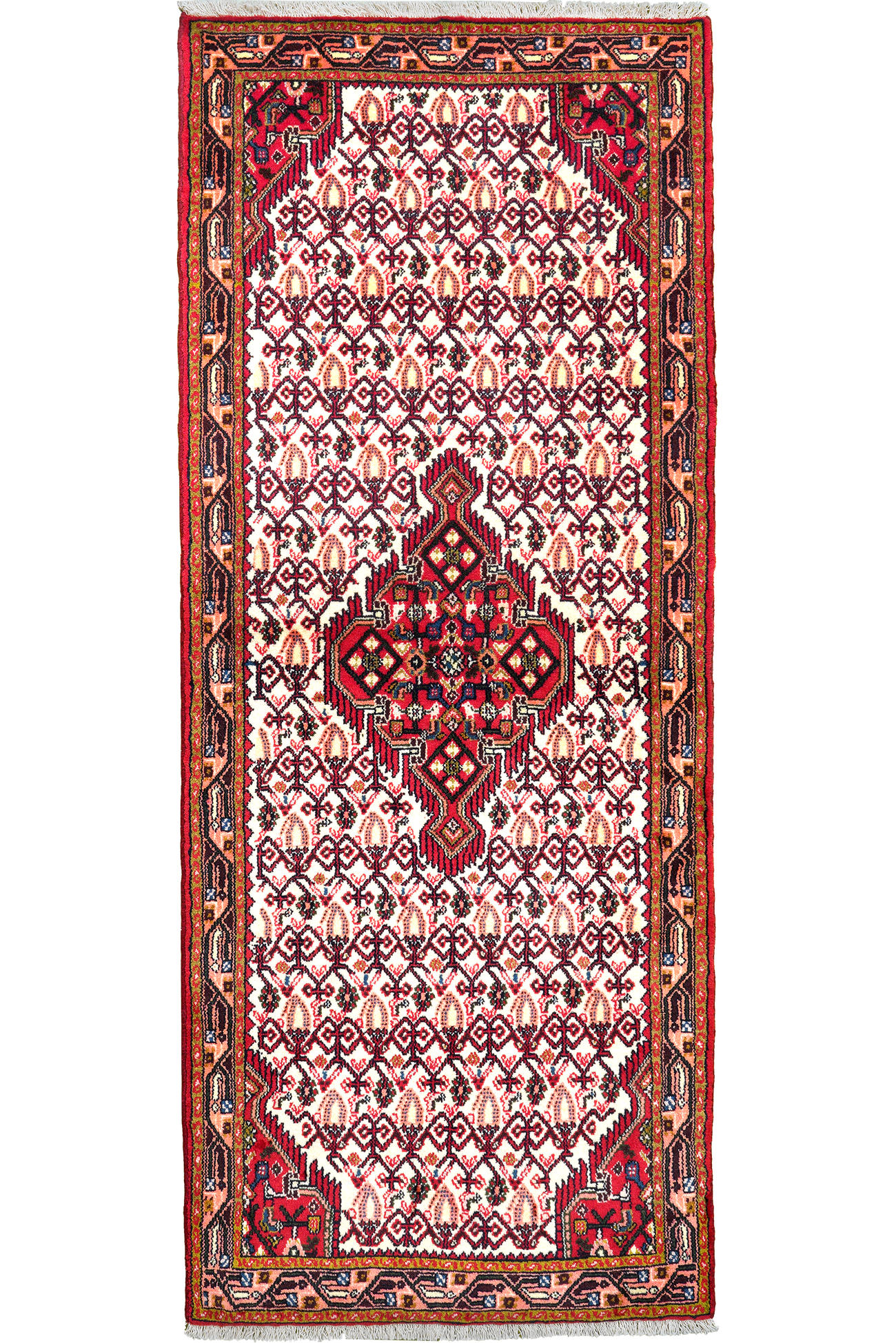 TEPPICH Assadabad Beige 193/78 cm Schurwolle - Beige, Textil (78/193cm) - Looma