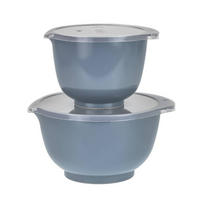 RÜHRSCHÜSSEL-SET Margrethe New grau blau(2tlg) - Blaugrau, Kunststoff (21/15cm) - Rosti