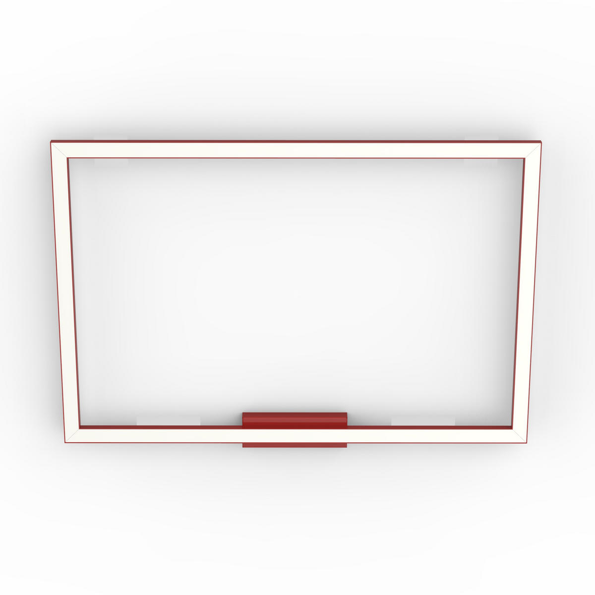 LED-DECKENLEUCHTE - Rot, Metall (60/90/100cm) - Lumicom