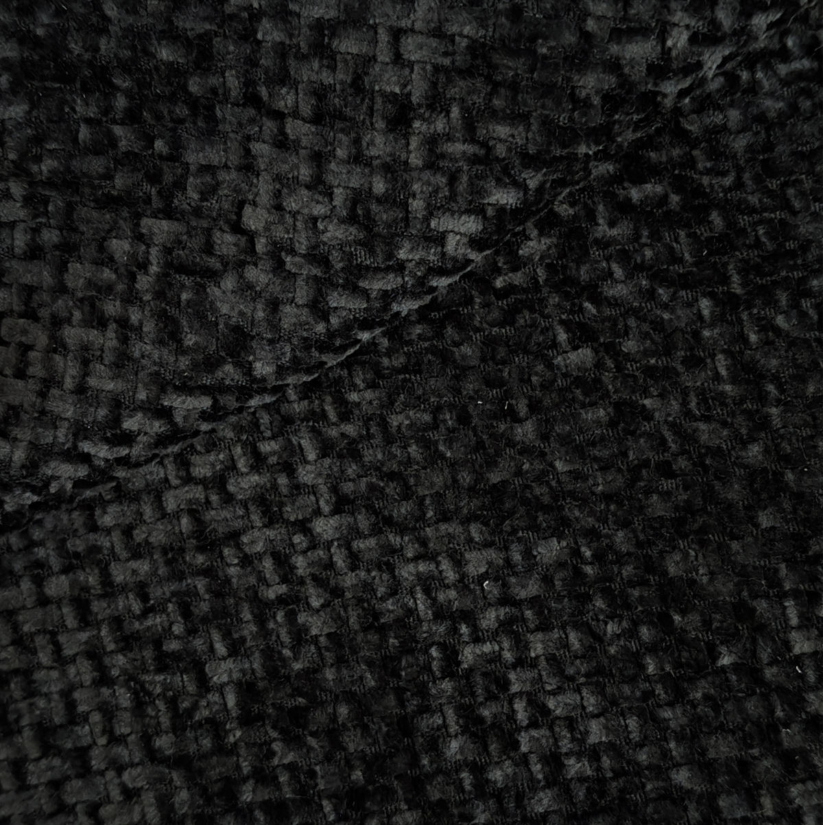 ECKSOFA 336/168/85 cm schwarz aus Stoff ohne Montage - Schwarz, Textil (168/336cm) - OKWISH