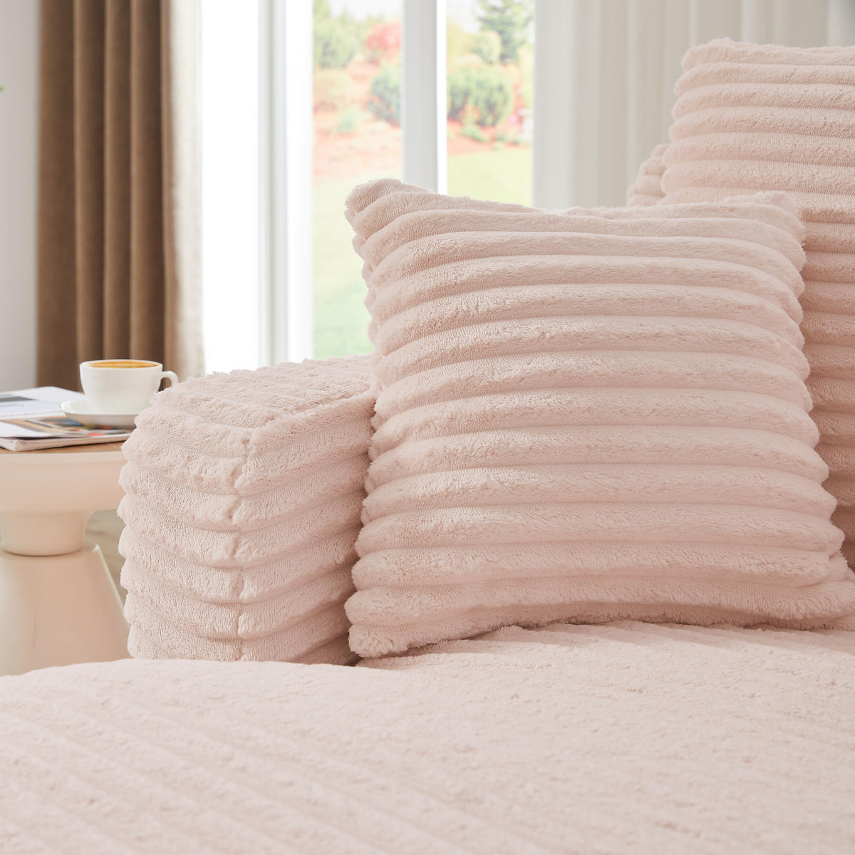 SCHLAFSESSEL DE-34906 Cord mit Schlaffunktion Rosa - Pink, Textil (100/82/166cm) - ComfortXL