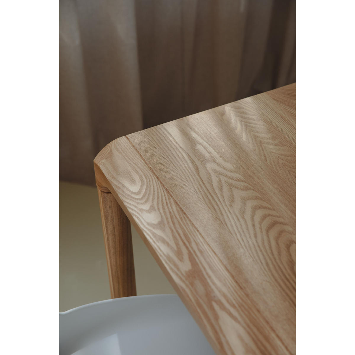 ESSTISCH Storm 180x90 cm Natural - Naturfarben, Holz (180/90/75cm) - Zuiver