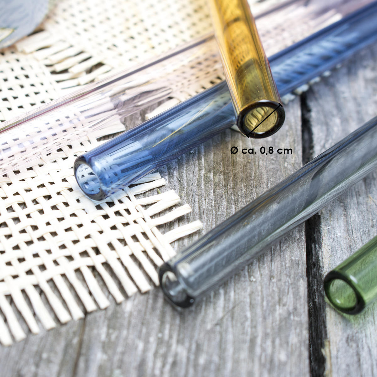 GLAS-TRINKHALME, bunt, Borosilikatglas - Multicolor, Glas (0.8/20cm) - bremermann