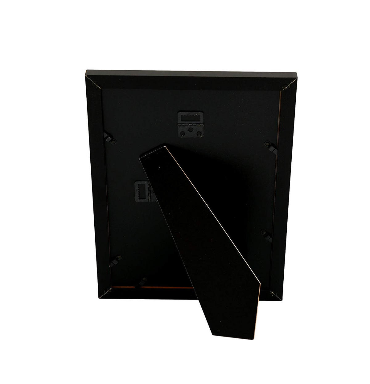 RAHMEN Set mit 4 aus MDF und Acrylglas Schutz und Aussteller für Fotografien, Bilder, Poster, Gemälde, Dekoration für Haus Farbe Schwarz A4 - Schwarz, Holz (21/3/29.7cm) - Nacnic