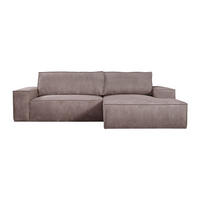 SCHLAFSOFA - 4 Personen - samt - malve Amelia - Mauve, Textil (267/85/167cm) - Vente-Unique