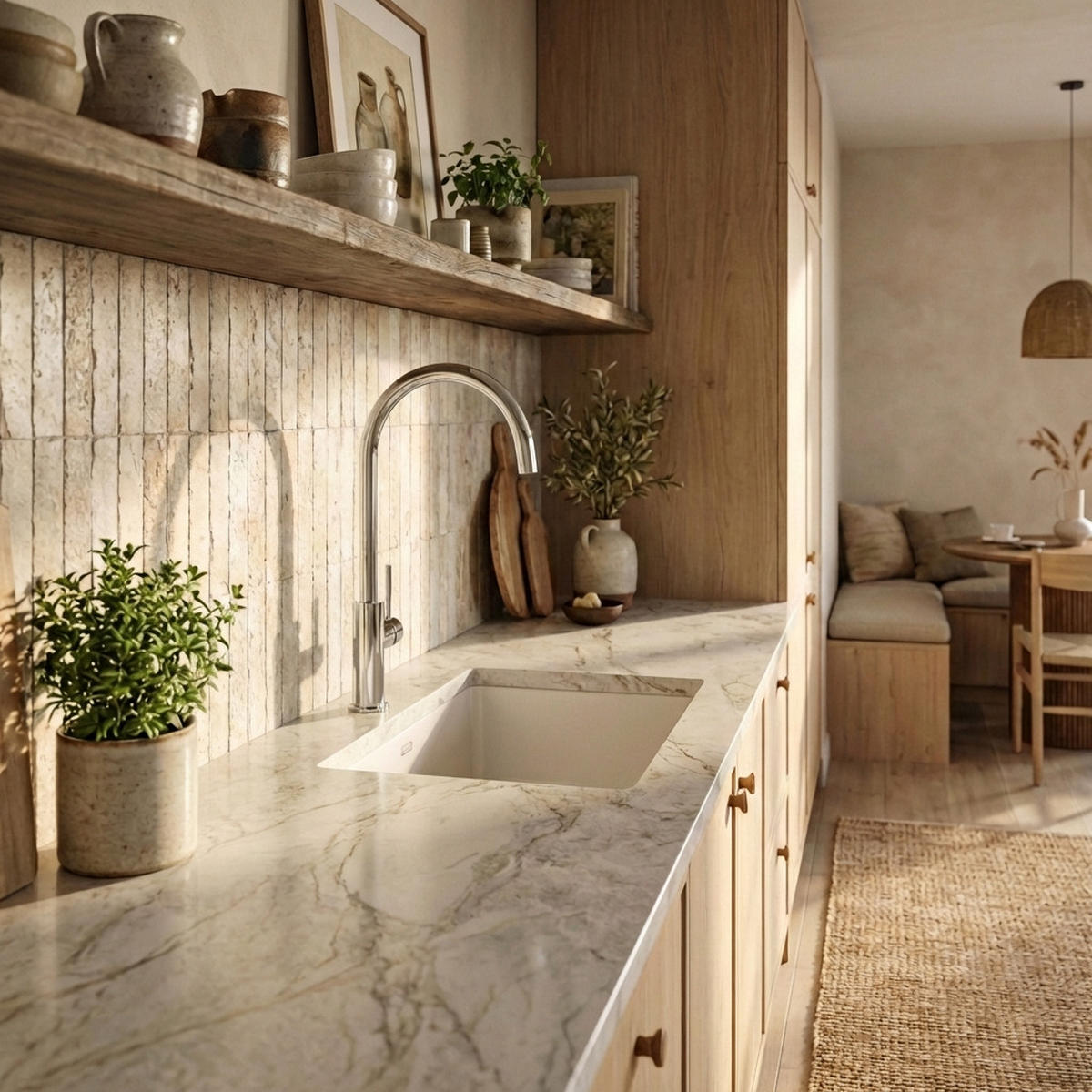 KÜCHENARMATUR Prestige SLIM Chrom 424 mm - Chromfarben, Metall (23/42/23cm) - Granitan