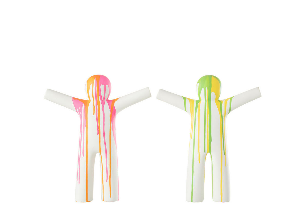 FIGUR P'TIT MAURICE TROPFEND - Polyresin - Multi - Multicolor, Glas/Naturmaterialien (6/31/26.5cm) - J-Line