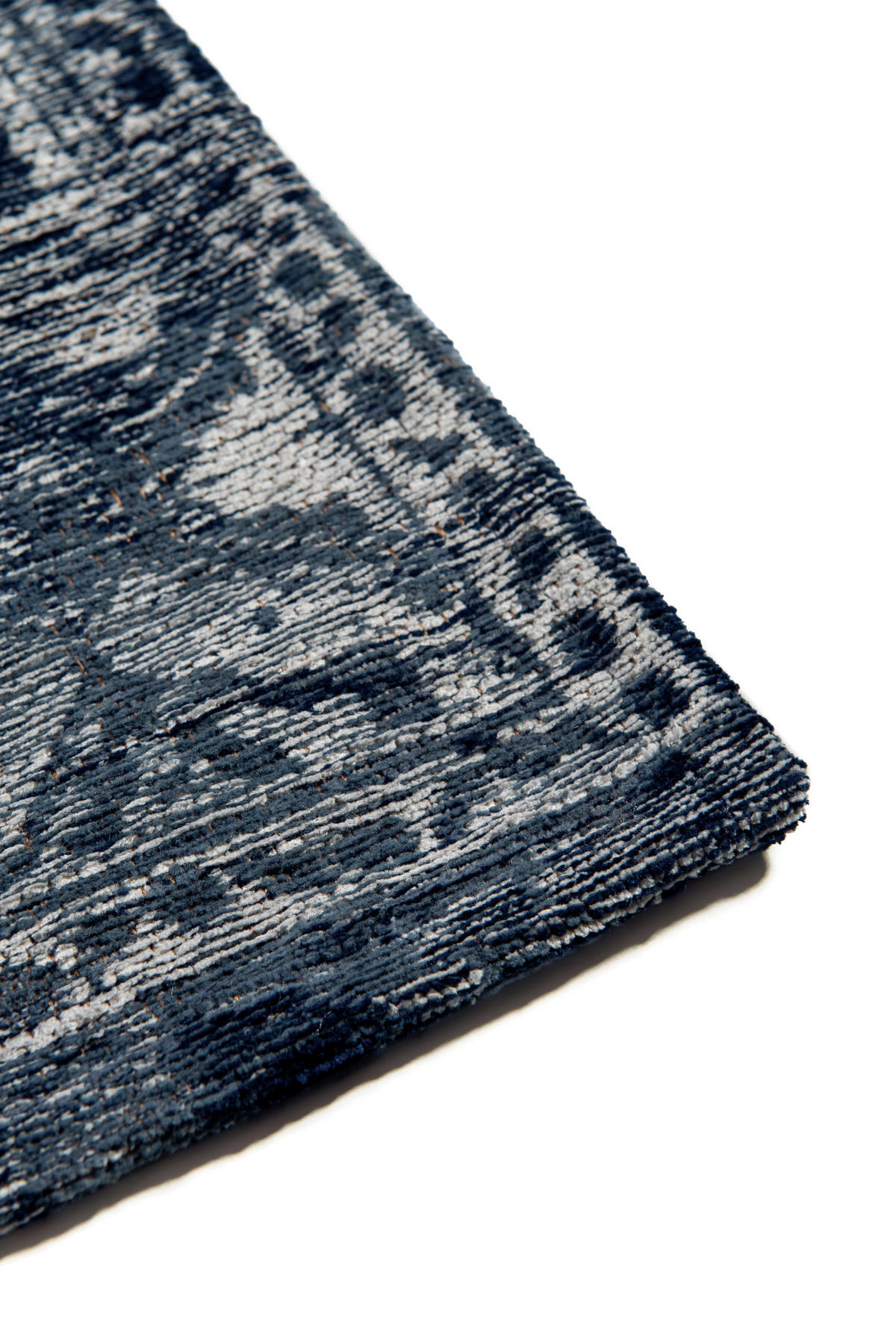 TEPPICH modern Flachgewebe CROWN Blau 240 x 340 cm - Blau, Textil (240/340cm) - Novatrend