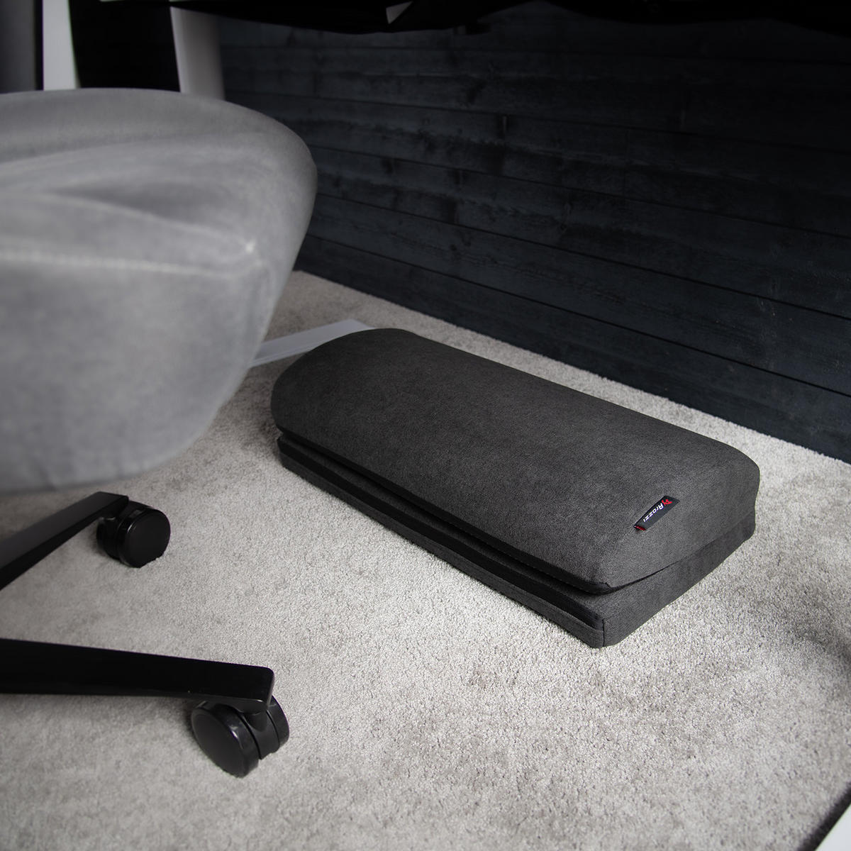 FUSSSTÜTZE Soft Fabric™ Dunkelgrau - Dunkelgrau, Textil (60/30cm) - Arozzi