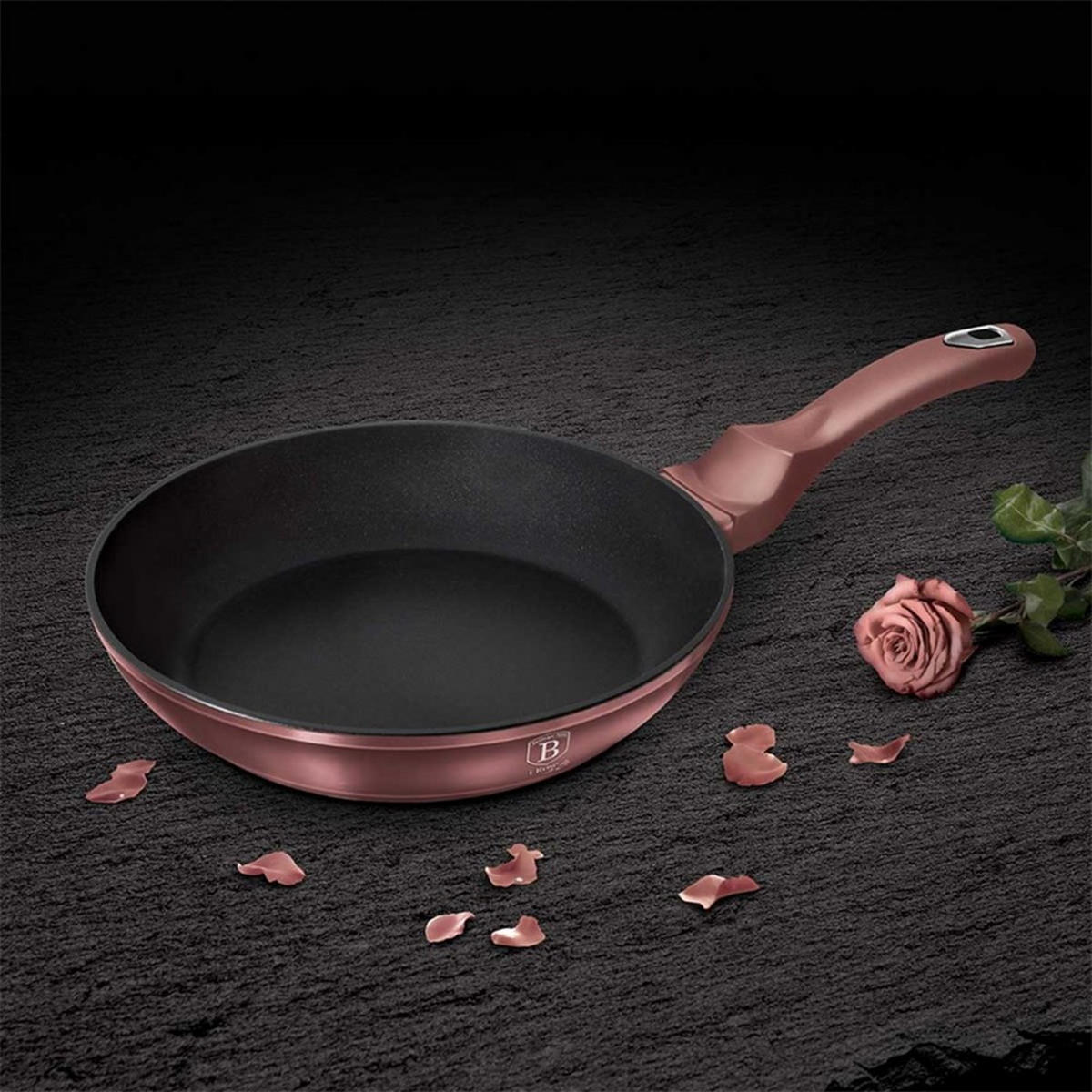 PFANNENSET Rosa 28/28/5 cm BH6170 - Pink, Metall - Berlinger Haus