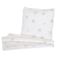 WOHNDECKE + DEKO-KISSEN SCHNEE 2-TLG. Weiß - Weiß, Textil (150/120cm) - MCW