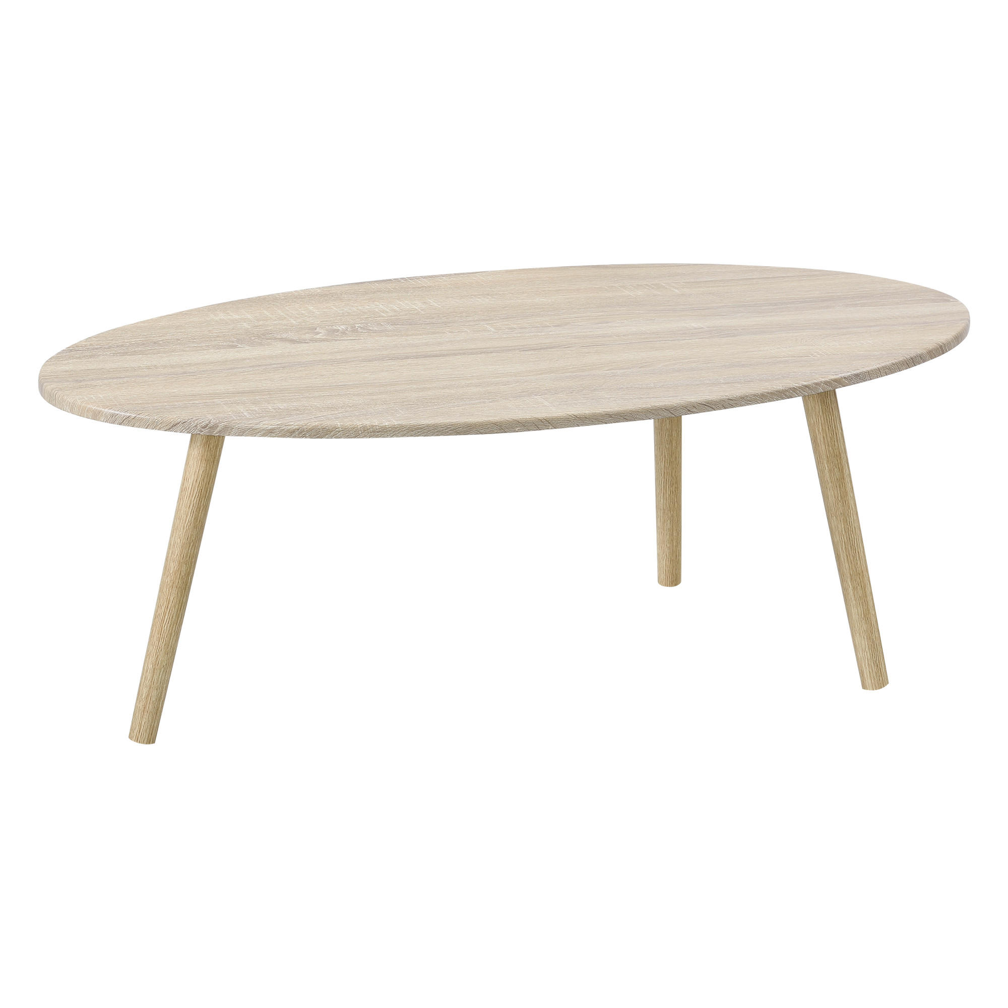 COUCHTISCH Viborg 110/60/40 - Eichefarben, Holzwerkstoff (60/110/40cm) - [en.casa]