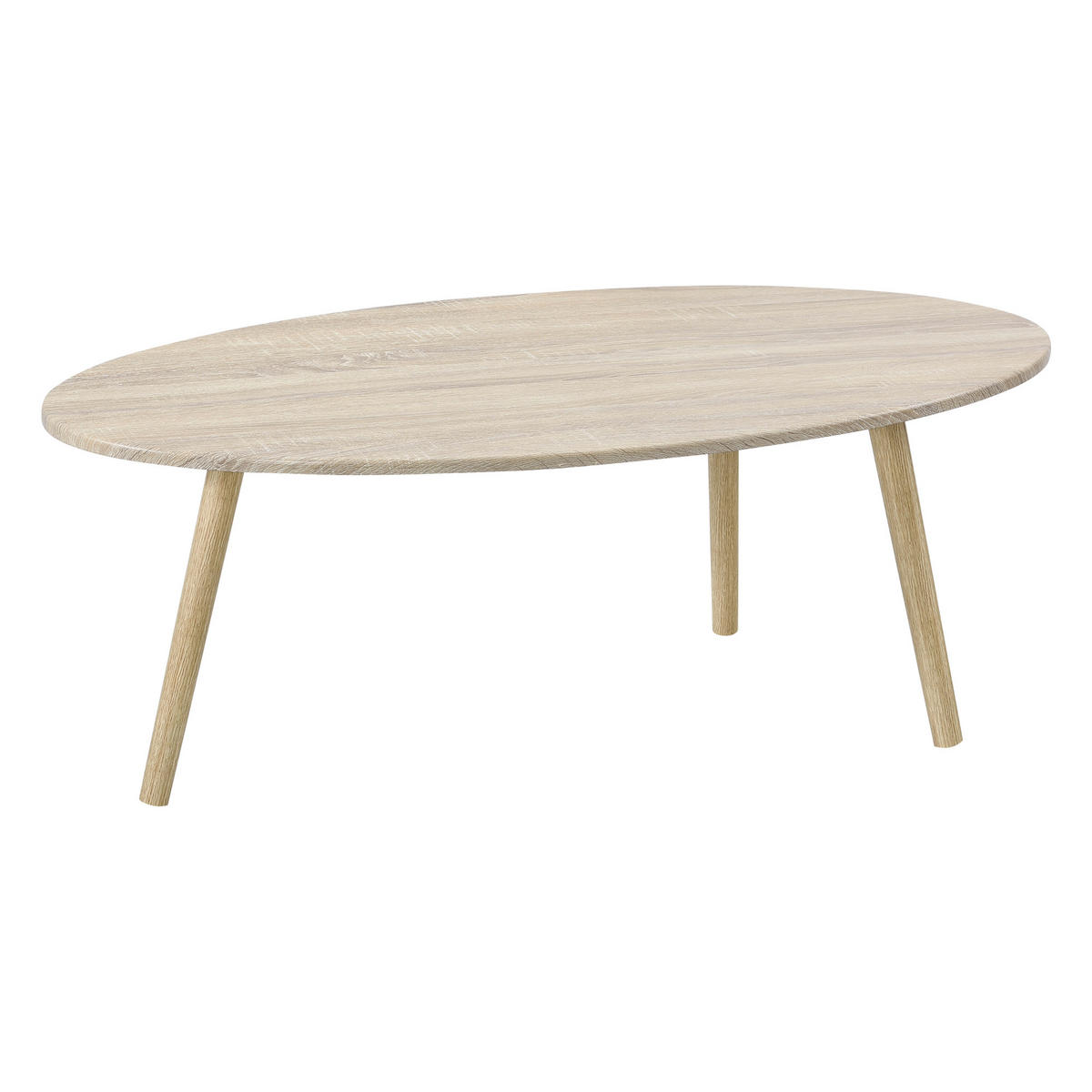 COUCHTISCH Viborg 110/60/40 - Eichefarben, Holzwerkstoff (60/110/40cm) - [en.casa]
