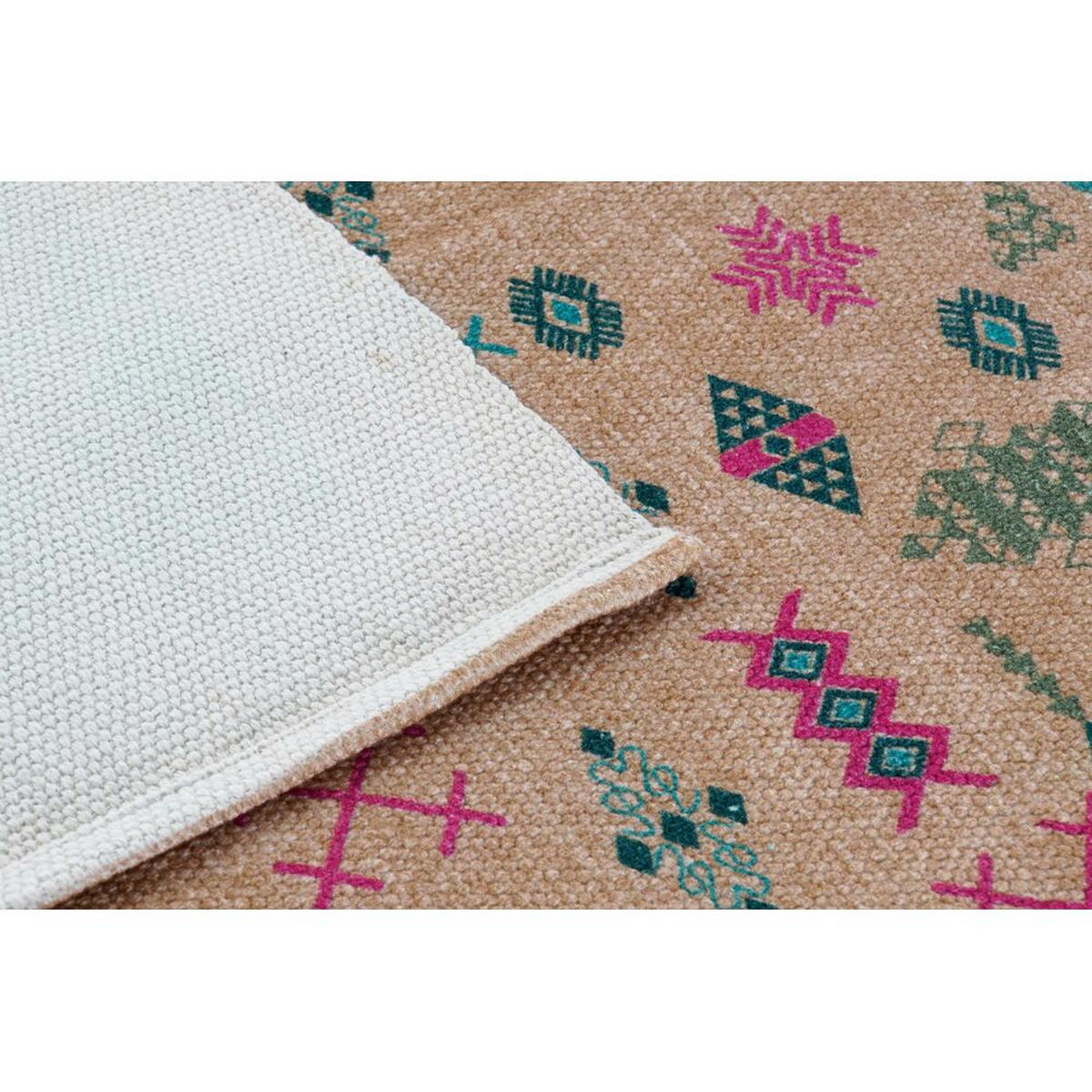 TEPPICH Weiß Ikat (160 x 230 x 0,4 cm) (2 Stück) - Weiß, Textil (160/230cm) - DKD Home Decor