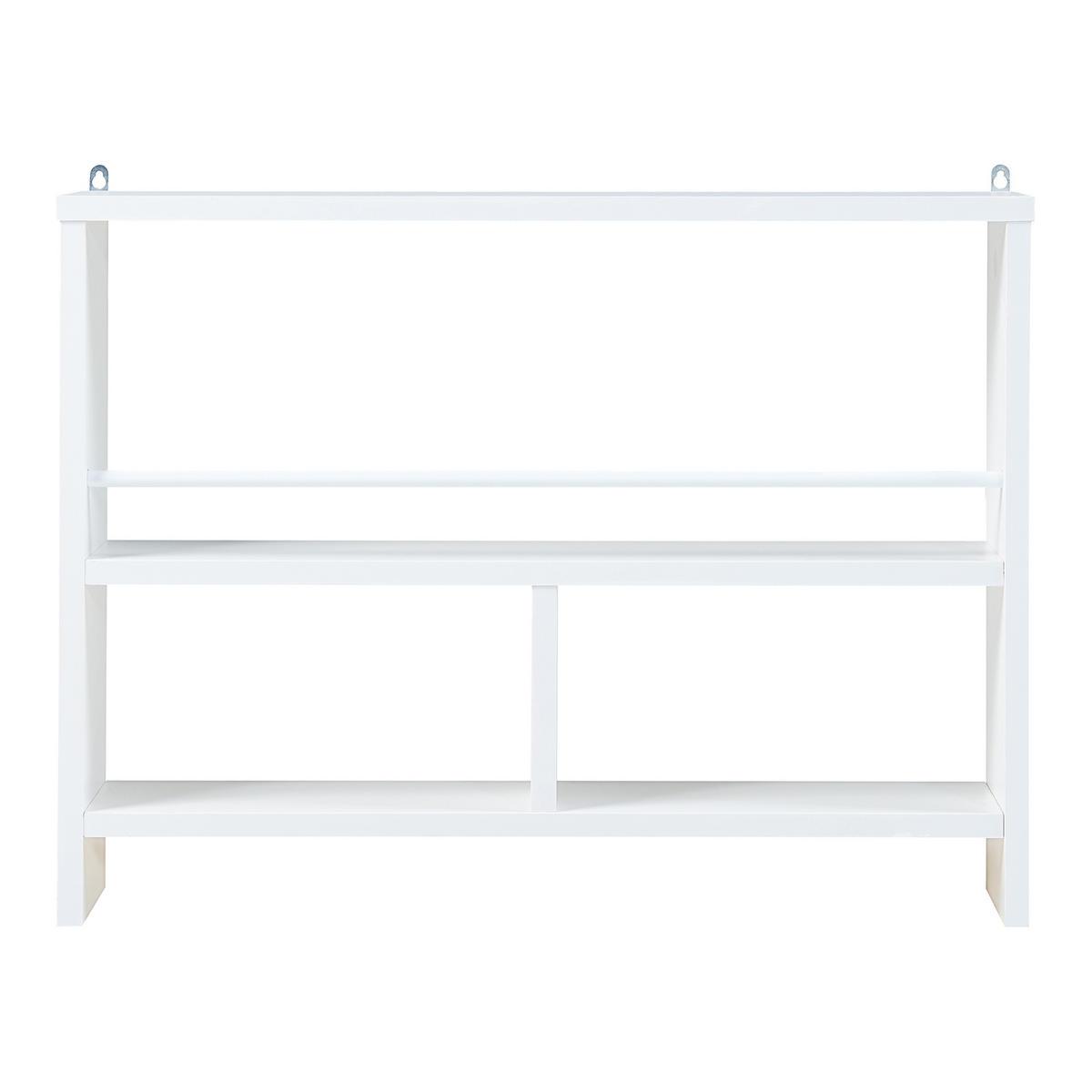 WANDREGAL Piteå - Weiß, Holzwerkstoff (10.5/45/60cm) - [en.casa]
