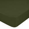 SPANNBETTTUCH basic 90x200x32 cm olivgrün - Olivgrün, Textil (90/200cm) - Happy Friday