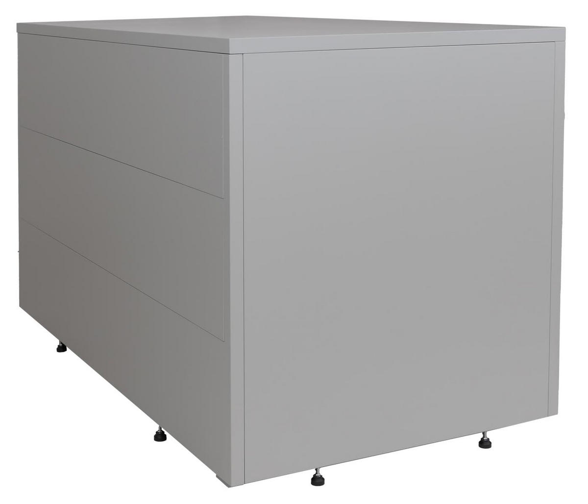 FAHRRADGARAGE 2er 123x113x208cm Hellgrau - Hellgrau, Metall (113/123/208cm) - PROREGAL