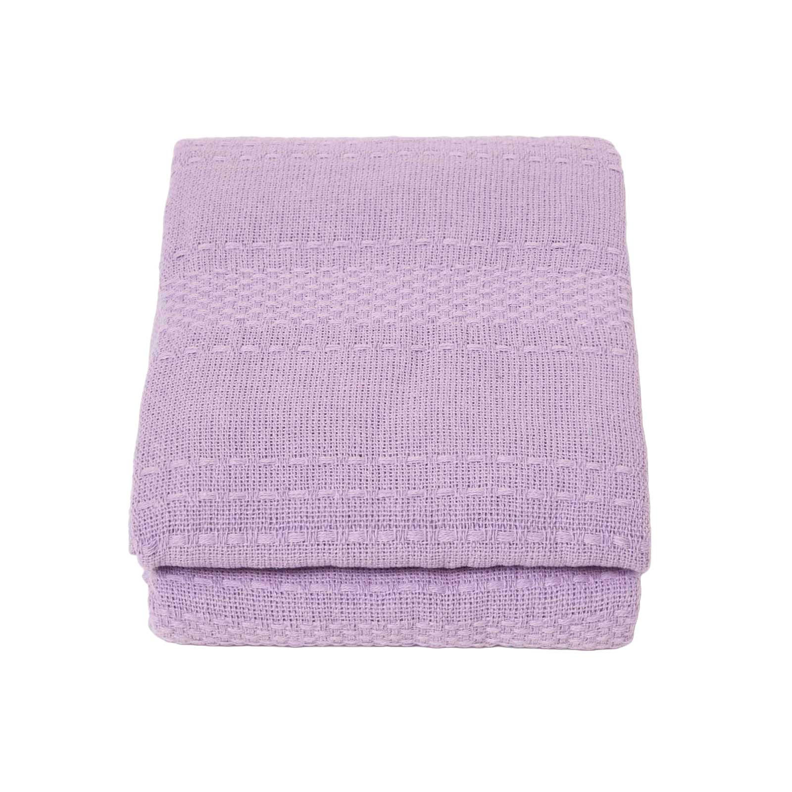 TAGESDECKE Kashi 255/360 cm, Baumwolle mit Fransen - Flieder, Textil (255/360cm) - Homescapes